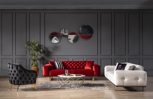 Bunte designer sofagarnitur - bunte,