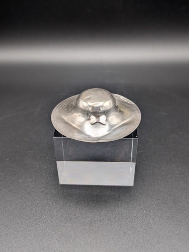 Miniatur silber damenhut 800 - miniatur,