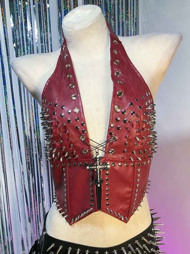 Tops spiked emo kleidung punk - emo,
