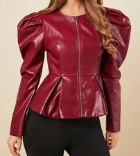 PU Blusen Jacke M 38/40 wenig lack glanz