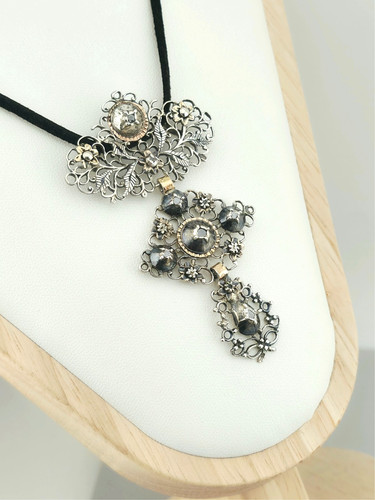 Anhänger croix papillon - anhänger, um
