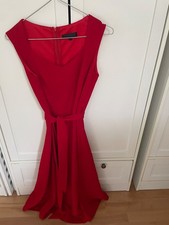 rotes Abendkleid festlich grösse s mit reissverschluss weihnachten hochzeit