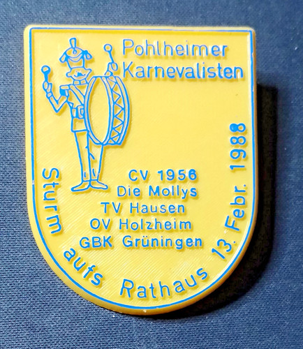 Karneval abzeichen pohlheim - karneval,