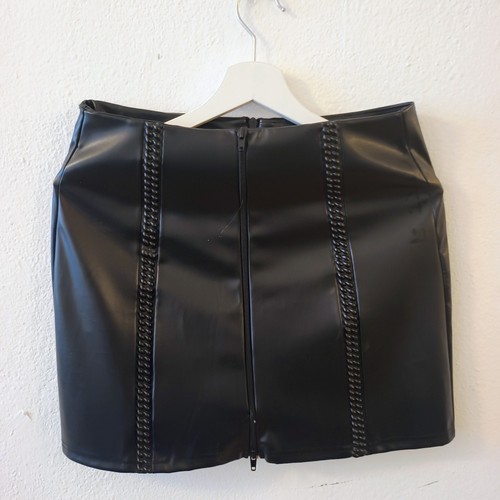 Kunstleder minirock mit - mit, 2