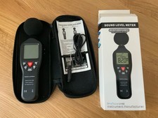 NEU Schallpegelmesser, Max Measure mit Datenaufzeichnungseinrichtung 30 bis 130 DB