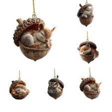 Waldtier Eichel Ornamente