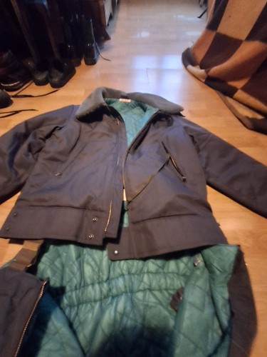 Fliegerjacke und hose - und, winter