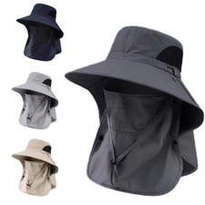 Herren Anglerhut Sonnenhut Mit Nackenschutz Fischerhut  Sommerhut Fisherman Hut