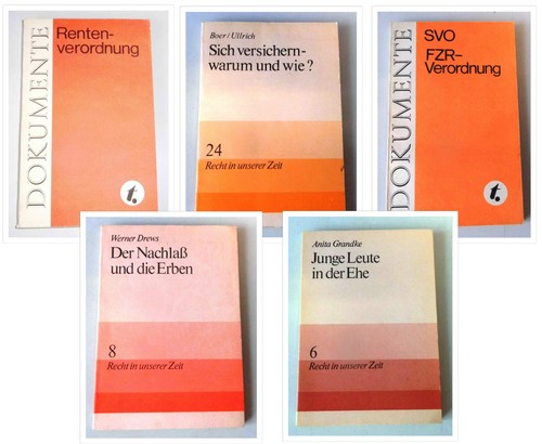 Recht unserer zeit dokumente - unserer,