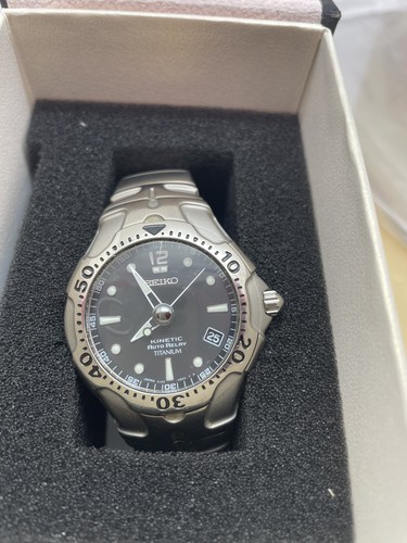 Seiko kinetic 5j22 - seiko, titan