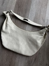 Miu Miu Vitello Lux Hobo Handtasche Tasche Y2K Vintage Creme Leder Original