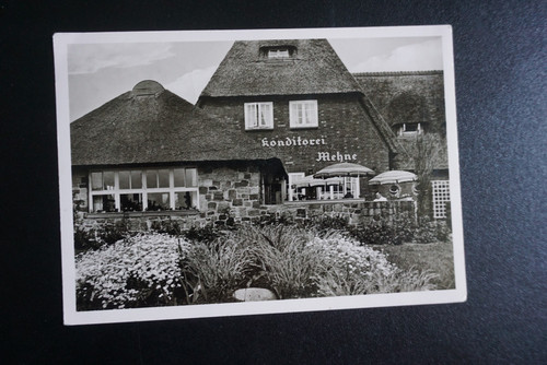 Sylt konditorei mehne 1958 - konditorei,