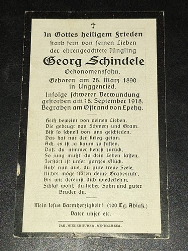 Sterbebild soldat gef - sterbebild,, und