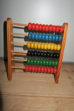 Rechenschieber aus Holz