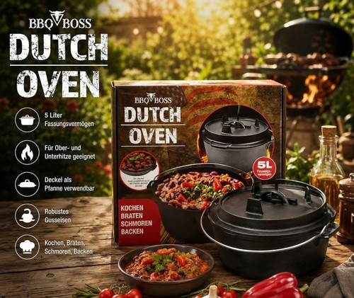 Dutch oven mit - oven, deckelheber