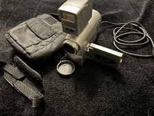 digital camcorder and digital camera Viva Blitz Aufsatz Grau Kamera Retro Alt