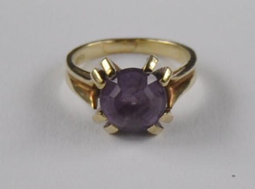 Solitär amethyst ring wibra - solitär,