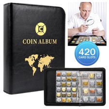 Münzenalbum Münzsammlung Münzen Alben Sammelalbum Münzenhülle Für 420stk 2 Euro