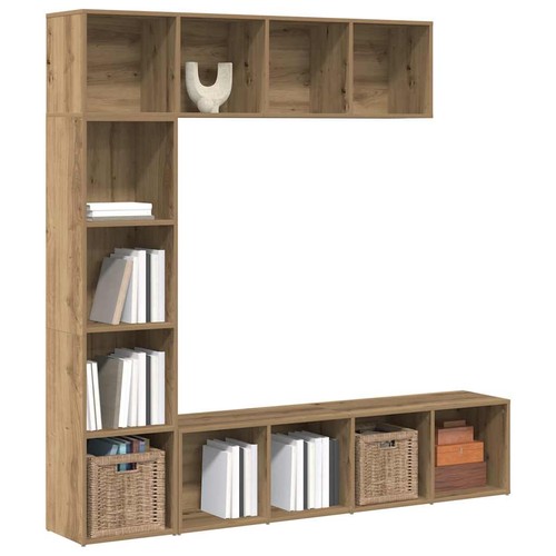 Tlg bücher tv schrank - 3-tlg., set