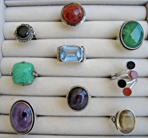 Aparte ringe silber - 9,