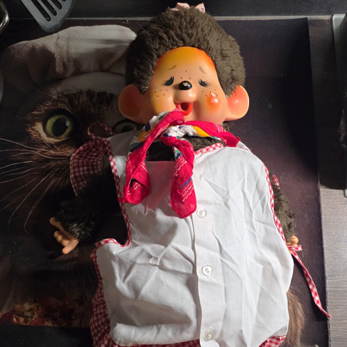 Monchhichi puppe fellkörper - puppe,