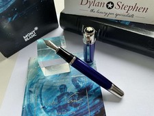 Montblanc Writers Limited Edition Jules Verne Füllfederhalter 18K Medium Feder