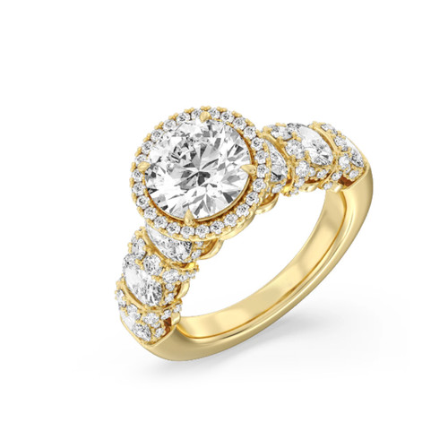 Gold diamant verlobungsring - diamant,