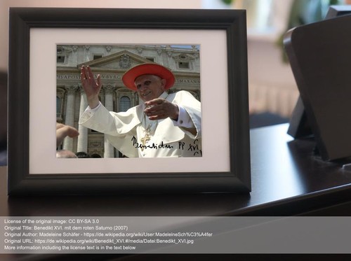 Repro autogramm papst - repro-autogramm,