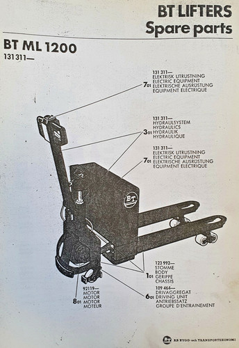 Ersatzteilbuch ml 1200 - ersatzteilbuch,