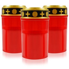 3x LED Grablicht - LED Kerze