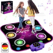 Tanzmatte Kinder Spielzeug Geschenke für Mädchen 3 4 5 6 7 8+ Jahre, Musikmatte