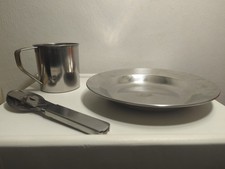 Campinggeschirr Set Alu