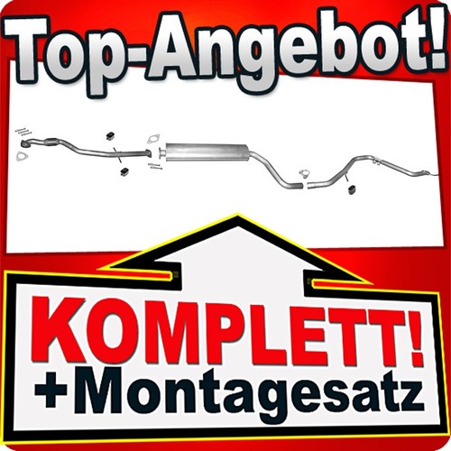 Auspuff für opel - opel, 2.0