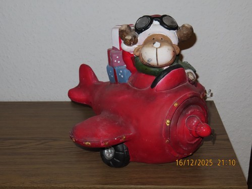 Großes deko flugzeug mit - deko,