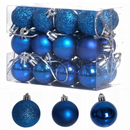 24x weihnachtskugeln ø3 cm - 24x,