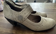 Dkode Leder Pumps creme