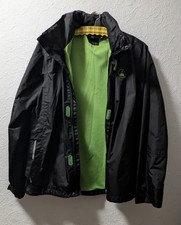 Crivit©Jungen 2in1 Regenjacke Mesh-gefüttert,Gr.158/164,Kapuze,Klett,RV, Neu