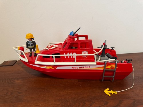 Playmobil feuerlöschboot - playmobil,