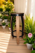 TOP NEU FASS BARHOCKER M7 TRESENHOCKER WEINFASS EICHENFASS STEHTISCHHOCKER Stuhl