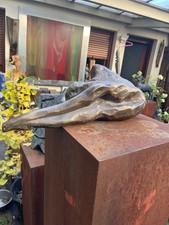 Künstler - Bronze "Yoga - die Dehnung"- Frauenfigur Skulptur expressiv Unikat