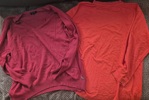 Rote pullover sweatshirt set - 2,