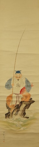 Fischer japanisches rollbild - fischer,