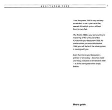 Bedienungsanleitung-Operating Instructions Bang Olufsen Beosystem 7000 