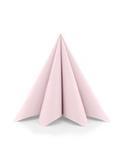 12 Serviette Hellrosa aus