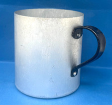 Becher Trinkbecher Tasse Aluminium Camping  vintage Ostalgie Alu ALT /P13.10/4