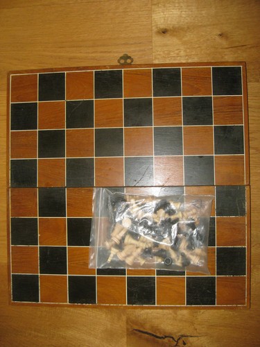 Altes vintage schachbrett - vintage,