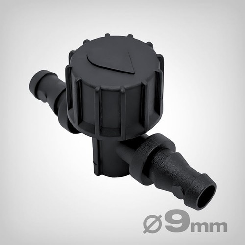 Autopot kugelhahn 9mm - 9mm, –