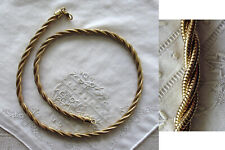 GOLDENES COLLIER - KORDELKETTE - PIERRE LANG - WIE NEU - 50 cm