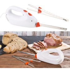 Elektromesser mit 2 Edelstahl-Doppelklingen & Sicherheitssystem, 180 W