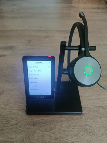 Yealink dect ear headset - on,